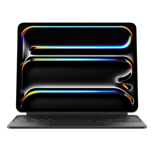 Apple Magic Keyboard Case 13'' iPad Pro M4 - Deutsch, Schwarz. Schwarze Tastaturhülle schützt iPad Pro M4 und bietet präzise Texteingabe und Navigation.