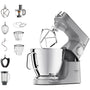 Kenwood Titanium Chef Baker XL KVL85.424SI Küchenmaschine - mit Waage. Silberne Standküchenmaschine mit integrierter Waage zum präzisen Kneten und Rühren.