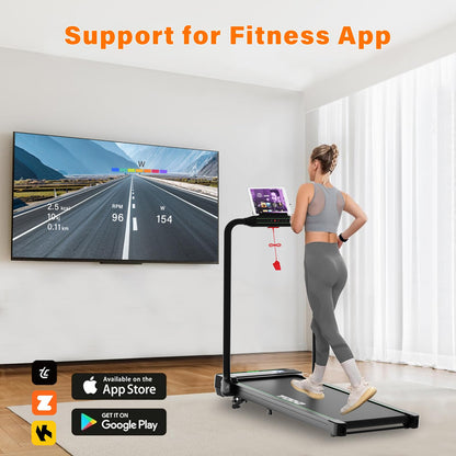 TODO Walking Pad Laufband – 3-in-1, klappbar, Neigung & App