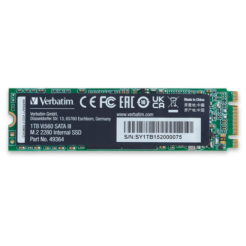Verbatim Vi560 S3 SSD-Laufwerk M.2 2280 SATA III - 1 TB