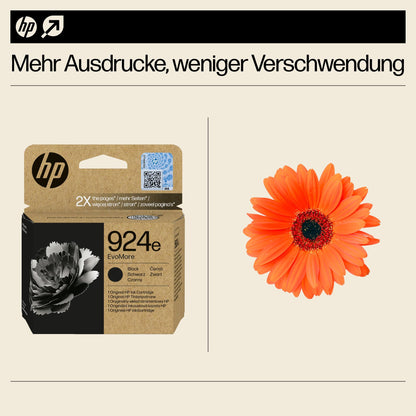 HP 924e EvoMore Original Druckerpatrone Schwarz, ca. 1000 Seiten