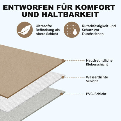 KMZ SUV Luftmatratze Auto-Bett Doppelseitig – Weiss/Kaffee