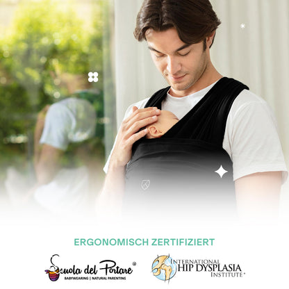 Koala Babycare Babytragetuch elastisch - Einfach anzuziehen