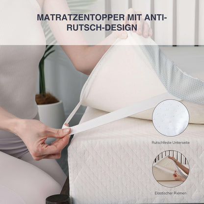 EGO HOME Matratzentopper Memory-Schaum 140x200cm - 5cm hoch