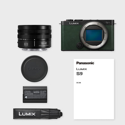 Panasonic Lumix DC-S9NE-G Vollformatkamera - Grün Kit