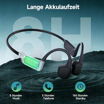 sunvito X30 Knochenschall Kopfhörer Bluetooth 5.4 IPX8 mit MP3-Player