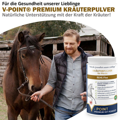 V-POINT REHE Plus Ergänzungsfuttermittel für Pferde, 450 g