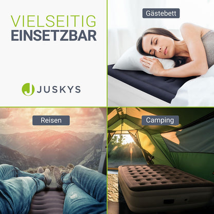 Juskys Selbstaufblasende Luftmatratze 150x200cm - 2 Personen