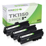 Kineco Toner 3er-Pack Schwarz kompatibel mit Kyocera TK-1150 – drei schwarze Tonerkartuschen im Set