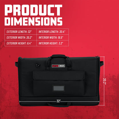 Gator Cases G-LCD-Tote-MD LCD-Tasche 27-32 Zoll - Schwarz