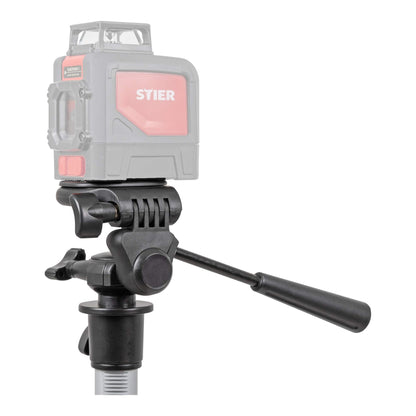 STIER Baustativ 250 cm Aluminium – Für Laser & Nivelliergeräte