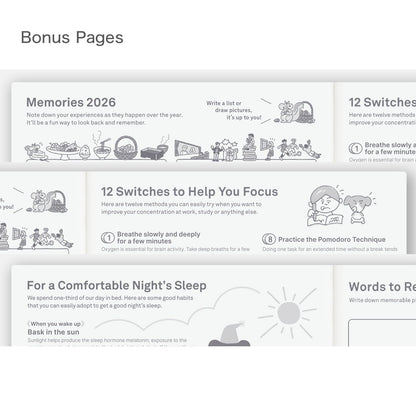 Hobonichi Techo 2026 Cousin Book Planner - A5, English, Jan Start