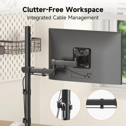 Bracwiser Monitorarm MD7821, 800 mm hoch, für 13-32 Zoll Monitore