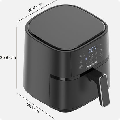 Chefman 3.8L Heissluftfritteuse Hi-Fry Digital - Schwarz
