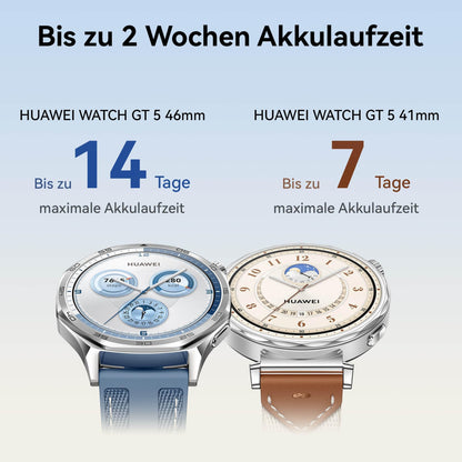HUAWEI Watch GT 5 41 mm Smartwatch mit Gesundheitsmonitoring, Gold