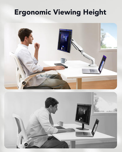HUANUO Monitor Halterung 13–32 Zoll, VESA 75/100, bis 9 kg, weiss