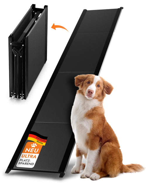 PFOTENKÖNIG PLATZWUNDER Hunderampe Auto - klappbar Leicht-Alu