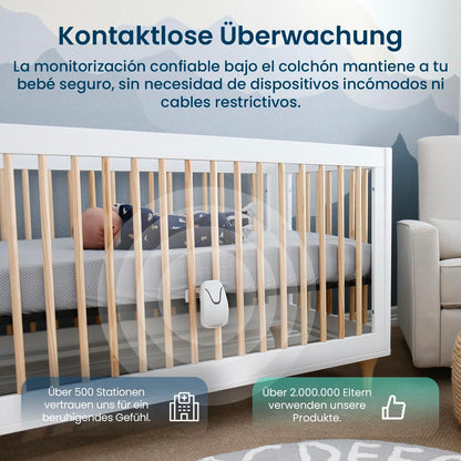 Babysense 7 Baby-Atembewegungsmonitor mit 2 Sensormatten