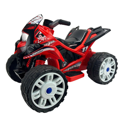 INJUSA The Beast Elektro-Kinderquad 12V – Rot, für Kinder