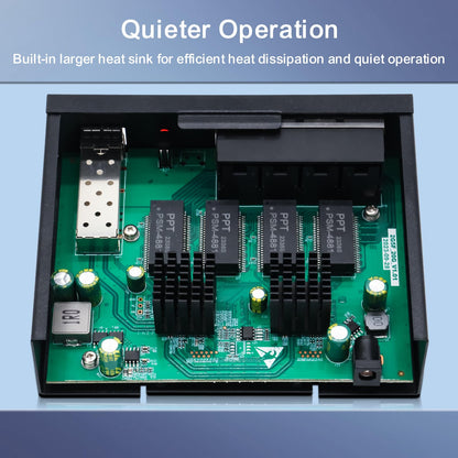 SODOLA 8-Port 2.5G Switch unmanaged mit 10G SFP+, lüfterlos