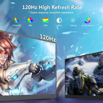 FlexiView 18.5 Zoll Mobiler Monitor 120Hz FHD – Ultra Slim