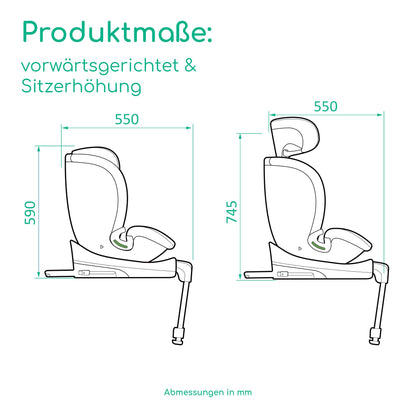 Bebeconfort RevolveFix Plus 360 i-Size Autositz – Full Black