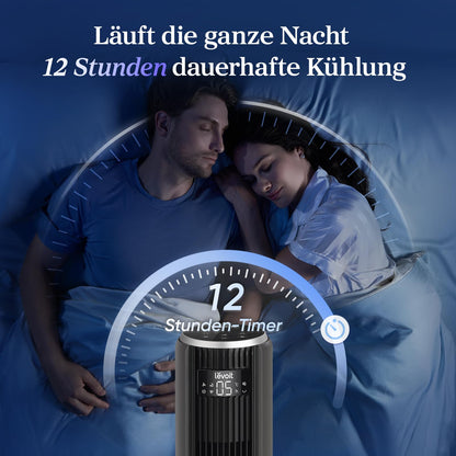 Levoit Turmventilator LTF-F361-AEU, 92 cm, mit Fernbedienung, mattgrau