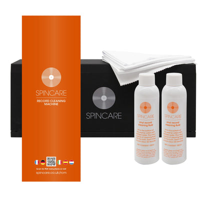 SPINCARE Vinyl Schallplatten Reinigungssystem - für 500 LPs