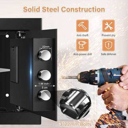 Mejasg Möbeltresor 25L feuerfest wasserdicht inkl. Geldtasche