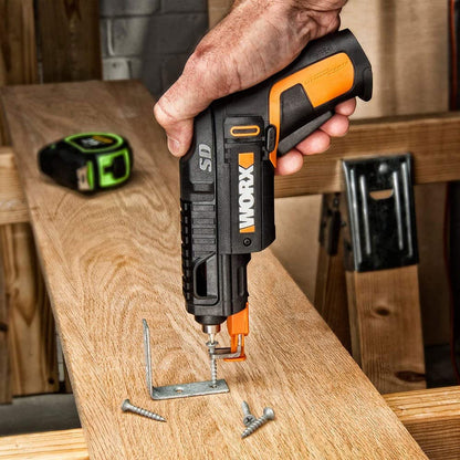 WORX WX255 Akkuschrauber 4V mit Bit-Magazin und Schraubenhalter