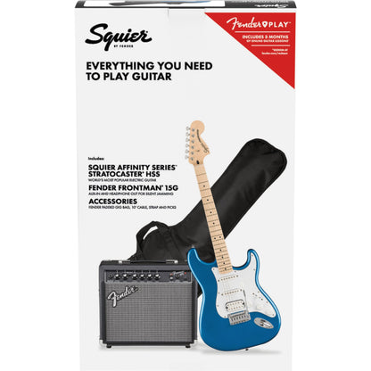 Fender Squier Affinity Strat HSS Pack E-Gitarren Set - MN LPB