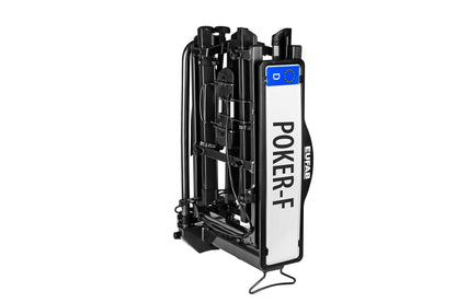 EUFAB 12010LAS POKER-F Fahrradträger - 2 E-Bikes Schwarz