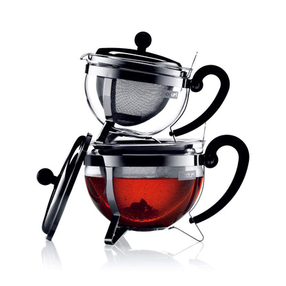 Bodum CHAMBORD Teebereiter 1.0L Edelstahl glänzend
