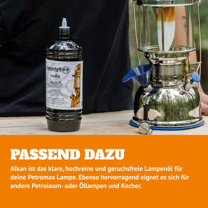 Petromax HK 500 Petroleumleuchte – Messing, Starklicht-Technik