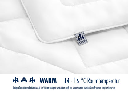 Irisette Merino Schurwolle Duo Winterbettdecke - 135 x 200 cm
