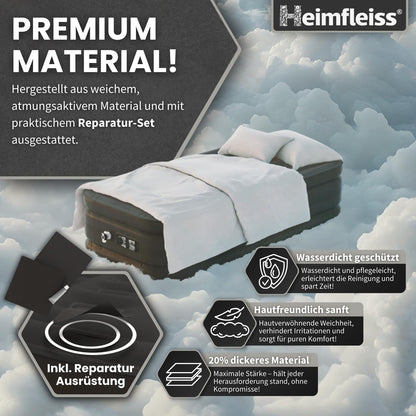 Heimfleiss Luftbett 1 Person – 100x200 cm selbstaufblasend