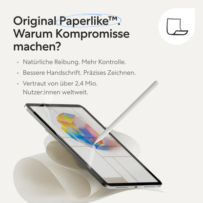Paperlike 3 Displayschutzfolie für iPad Pro 12.9 Zoll, 2 Stück