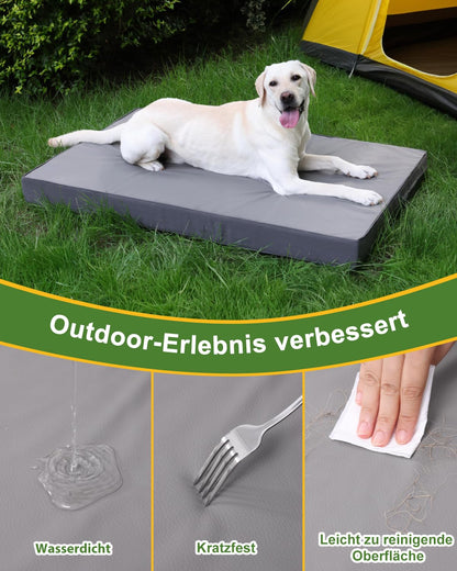 Favodormir Orthopädisches Hundebett für grosse Hunde 119x73cm Grau