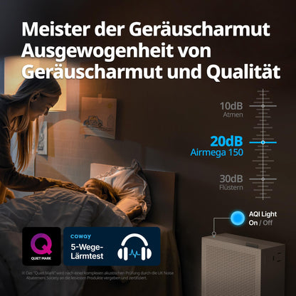 COWAY Airmega 150 Luftreiniger Allergiker – Grün