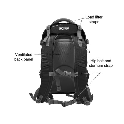 Kurgo G-Train Hunderucksack für Hunde bis 11 kg - Schwarz