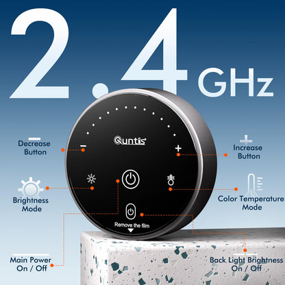 Quntis Curved Monitor Lampe 51cm – Hintergrundbeleuchtung Fernbedienung