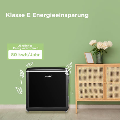Comfee RCD50BL2EURT(E) Mini-Kühlschrank 47 Liter Retro schwarz