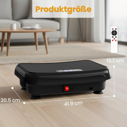 TISSCARE Mini-Vibrationsplatte für zuhause, bis 180 kg belastbar