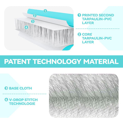 SportStar Airtrack Matte Turnmatte - 3M x 10cm inkl. Pumpe