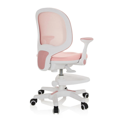 hjh OFFICE 736412 Kinder Schreibtischstuhl Kid Ergo Rosa/Weiss