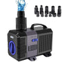 YAOBLUESEA Eco Teichpumpe 3000 l/h, 10 W, für Süss- und Meerwasser