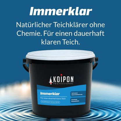 KOIPON Immerklar Teichwasseraufbereiter gegen Algen - 25 kg