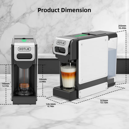 KOTLIE ST-550 Multi-Kapsel Kaffeemaschine 4-in-1, 19 Bar