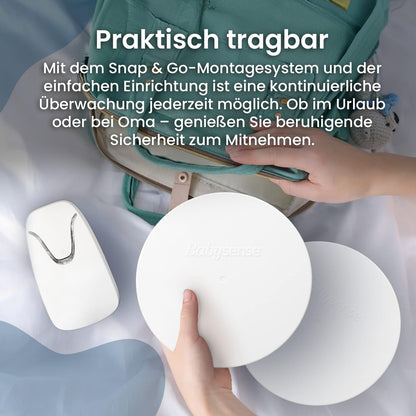 Babysense 7 Baby-Atembewegungsmonitor mit 2 Sensormatten