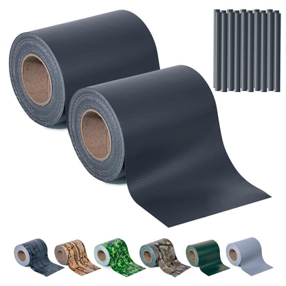 interGo Sichtschutzstreifen PVC 35 m x 19 cm für Doppelstabmatten – blickdichte Zaunfolie